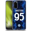 Head Case Designs Licenza Ufficiale Inter Milan Alessandro Bastoni 2021/22 Giocatori Home Kit Custodia Cover in Morbido Gel Compatibile con Samsung Galaxy S20 / S20 5G