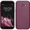 kwmobile Custodia Compatibile con Samsung Galaxy A5 (2017) Cover - Back Case Morbida - Protezione in Silicone TPU Effetto Metallizzato lavanda metallizzato