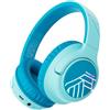 PowerLocus Cuffie Bluetooth per Bambini, Cuffie Wireless per Ragazzi, 74/85/94dB Limite di Volume, Luci a LED, Cuffie Over Ear Pieghevole Senza Fili con Microfono, Collegare 2 Cuffie a Un Dispositivo
