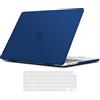 TECOOL Cover per MacBook Pro 14 Pollici M5 M4 M3 M2 M1 Pro Max 2021-2026, Custodia Rigida Protettiva Sottile in Plastica e Copritastiera UE, Blu Navy