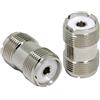 Ancable Accoppiatore connettore adattatore coassiale femmina UHF PL-259 a femmina UHF PL-259 per CB Ham Radio Antenna Confezione da 2