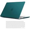 TECOOL Cover per MacBook Pro 14 Pollici M5 M4 M3 M2 M1 Pro Max 2021-2026, Custodia Rigida Protettiva Sottile in Plastica e Copritastiera UE, Turchese Profondo