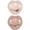 Difrax LOVI Ciuccio Dinamico da 6 a 18 Mesi - Beige e Marrone - 2 Pezzi