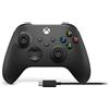 Microsoft Xbox Wireless Controller + USB-C Cable Nero Gamepad Analogico/Digitale PC, One, One S, X, Series X