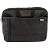 Nilox - Borsa Notebook 15.6'' - Borsa Porta PC con Tracolla - per PC di Dimensioni 15.6 - con Tre Ampi Scomparti, Cerniera Rinforzata e Design Solido - Nero