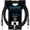 Ibanez si10-bg 3 m 2 connettori dritti Standard cavo strumento in tessuto, colore: beige