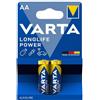 VARTA STILO AA LONGLIFE POWER VARTA - BLISTER 2 BATTERIE LR6/MN1500-VAR4906121412