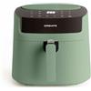 CREATE/FRYER PRO LARGE/Friggitrice ad aria senza olio 6,2L Verde salvia / 8 programmi automatici, selettore di temperatura 40-200°, 1800W
