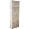 milani home - scarpiera 5 ante a ribalta cm 59x25x172 h Colore: Cemento Chiaro