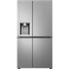 LG GSLE81PYBC Frigorifero Side by Side Total No Frost, Classe C, 628L, Wi-Fi, Tecnologia Door e Linear Cooling, Frigorifero Americano con Dispenser Ghiaccio e Acqua Senza Allaccio, Prime silver