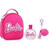 Barbie EDT - Beauty case 3D 100 ml e lucidalabbra con portachiavi pompon