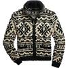 Vexiangni Maglione da uomo a maglia norvegese, con collo alto, da uomo, slim fit, cardigan da uomo, elegante, con bottoni, cardigan da uomo moderno, Nero , XL