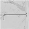 neoro braccio doccia in acciaio inox, installazione a parete,, BN0731BS, F; FC acciaio inox spazzolato [Rubinetteria Bagno > Soffioni Doccia]