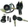 One by camamoto Kit Serrature Completo Blocchetto Chiavi avviamento (cod 77208113 e sotto Sella Compatibile con Aprilia Sonic 50 / Sonic GP 50 Anno 1998 | RIF. Orig. AP8202014)