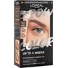 L'Oréal Paris, Colorazione Semipermanente per Sopracciglia, Risultati Visibili in 5 minuti, Dura Fino a 5 Settimane, Senza Ammoniaca, Brow Color, Tonalità: 01 Light Brunette