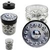 A.C.I.L. Palline in alluminio .68 cal. Solid Resuable Paintballs Powerball for Target Practice, Training and Defense Pistols in 68 Caliber (20 pezzi)