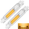 MZIEIU R7S LED 78mm 20W Dimmerabile Lampadina, Bianco Caldo 3000K, 2000LM Senza Sfarfallio, Equivalente a 200W Alogena, Illuminazione Fascio 360°, Confezione da 2