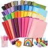 VGOODALL 500 fogli di carta trasparente colorata, 40 colori, carta lucida per fai da te