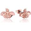 Disney Couture Kingdom Dumbo - Orecchini a perno placcati in oro rosa con elefante