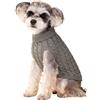 FANSU Maglioncino Cane, Inverni Caldo Maglione Cane, Lavorato a Maglia Maglioncino per Cani e Gattino, Felpa Cane Vestiti Gatto, Cucciolo Cane Taglia Media Cani di Taglia Grande (XS,Grigio-Marrone)
