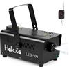 HAKUTA Macchina del fumo, HAKUTA Macchina del fumo con telecomando senza fili e funzione di spruzzo automatico, ideale per Halloween, Natale, matrimonio, feste
