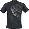 Spiral - Diesel Punk - T-Shirt Nera Regular per Uomo - L