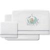 Interbaby Lenzuola Coralina New Sleeping Bianco e Verde per navicella e carrozzina