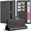 Cadorabo Custodia Libro per Xiaomi Mi 8 LITE in NERO CARBONE - con Vani di Carte, Funzione Stand e Chiusura Magnetica - Portafoglio Cover Case Wallet Book Etui Protezione