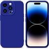 Cadorabo Custodia compatibile con Apple iPhone 14 PRO MAX in FLUID BLU - Coperchio protettivo in silicone TPU flessibile