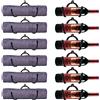 AUXPhome Portabottiglie da parete per vino portabottiglie con protezione in gomma (senza graffi) - Decorazioni per la casa e la cucina - Confezione da 6