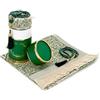 ihvan online Tappeto di preghiera musulmana e perline di preghiera con elegante confezione regalo,Janamaz,Sajadah,Tappeto di preghiera islamica,Set di regali islamici,Tessuto taffettà, verde