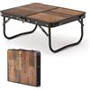 Naturehike Tavolo da Campeggio Tavolo Pieghevole in MDF Regolabile in Altezza con Borsa per Campeggio Esterno, Giardino, Viaggio, Tavolo Multifunzionale 53 x 40 x 23 cm