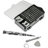 WGB Das Werkzeug Set meccanico di precisione | Set di riparazione per smartphone, console, fotocamere, PC, orologi, occhiali, modellismo, tablet, ecc. | No.422 | WGB