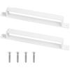 SiGuLiKeJi 2 Pz Maniglia per Porta Scorrevole, Maniglia Porta Scorrevole, Maniglie Per Porte Scorrevoli, Maniglia Porta Esterna, Maniglie Porte Interne, Maniglie per Armadietti Garage Armadio(Bianco, 286mm)