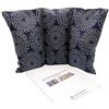 savasanas Cuscino termico noccioli ciliegia Mandalas - blu - 26 x 16 cm (M/L) - pieno di noccioli di ciliegia 330gr - effetto freddo/caldo