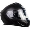 One by Camamoto | Casco Scooter e Moto Urban, Nero Opaco, Doppia Visiera, Interno Sfoderabile, Omologato ECE R22-06, Taglia XXL (61 cm)