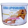 Beautycore CERA DEPILATORIA LIPOSOLUBILE PROFESSIONALE BEAUTYCORE - TITANIO ROSA - VASO/BARATTOLO 400 ML MADE IN ITALY (24)