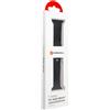 FORCELL CINTURINO FA01 SILICONE PER APPLE WATCH 1-2-3-4-5-6-7-8-9-10-11 SE ULTRA 1-2-3 42-44-45-49mm BLACK