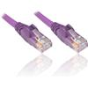 PremiumCord Cavo Patch Cat 5e UTP, 1Gbit/s, Cavo Ethernet, LAN, RJ45 Connettori, Flessibile e Robusto, AWG 26/7, Conduttori 100% CU, Viola, 0,5 m