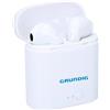 GRUNDIG Auricolari senza fili, auricolari Bluetooth, auricolari in-ear da 400 mAh, colore: bianco