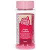 FunCakes Sugar Crystals -Rosa-: Cake Sprinkles, Ottimo Gusto, Perfetto per Decorare Torte, Cristalli di Zucchero Colorati. 80 gr.