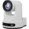 PTZOptics Move 4K, telecamera PTZ di terza generazione, zoom ottico 20X bianco