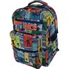 Grafoplás Zaino grande Bigpack Bits&bobs Zaino scuola grande Bigpack Unisex bambini (confezione da 1), blu, 32x46x24cm, Scuola