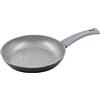 Zanetti - Padella antiaderente DURAPIETRA, adatta a tutti i piani cottura incluso induzione, fondo indeformabile, rivestimento alto spessore, manico soft touch, Diametro 18 cm