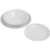 Deagourmet Venere Set Piatti da tavola, Porcellana Bianca, Standard