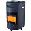 BAKAJI Stufa a Bombola Gas GPL 15Kg In Metallo 3 Potenze Regolabili 4200W Nero