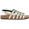 Geox D Brionia F, Sandali Piatti, Lt Gold, 41 EU