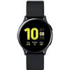 Samsung Galaxy Watch Active2 Smartwatch Bluetooth 40 mm in Alluminio e Cinturino Sport, con GPS, Sensore di Frequenza Cardiaca, Tracker Allenamento, IP68, Nero (Aluminium Black), Versione Italiana