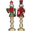 TIMSTOR Set 2 Soldatini Portacandele 46,5 Cm