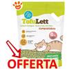 Leopet Tofulett Lettiera Te Verde - Sacco Da 6 Lt - CONFEZIONE RISPARMIO